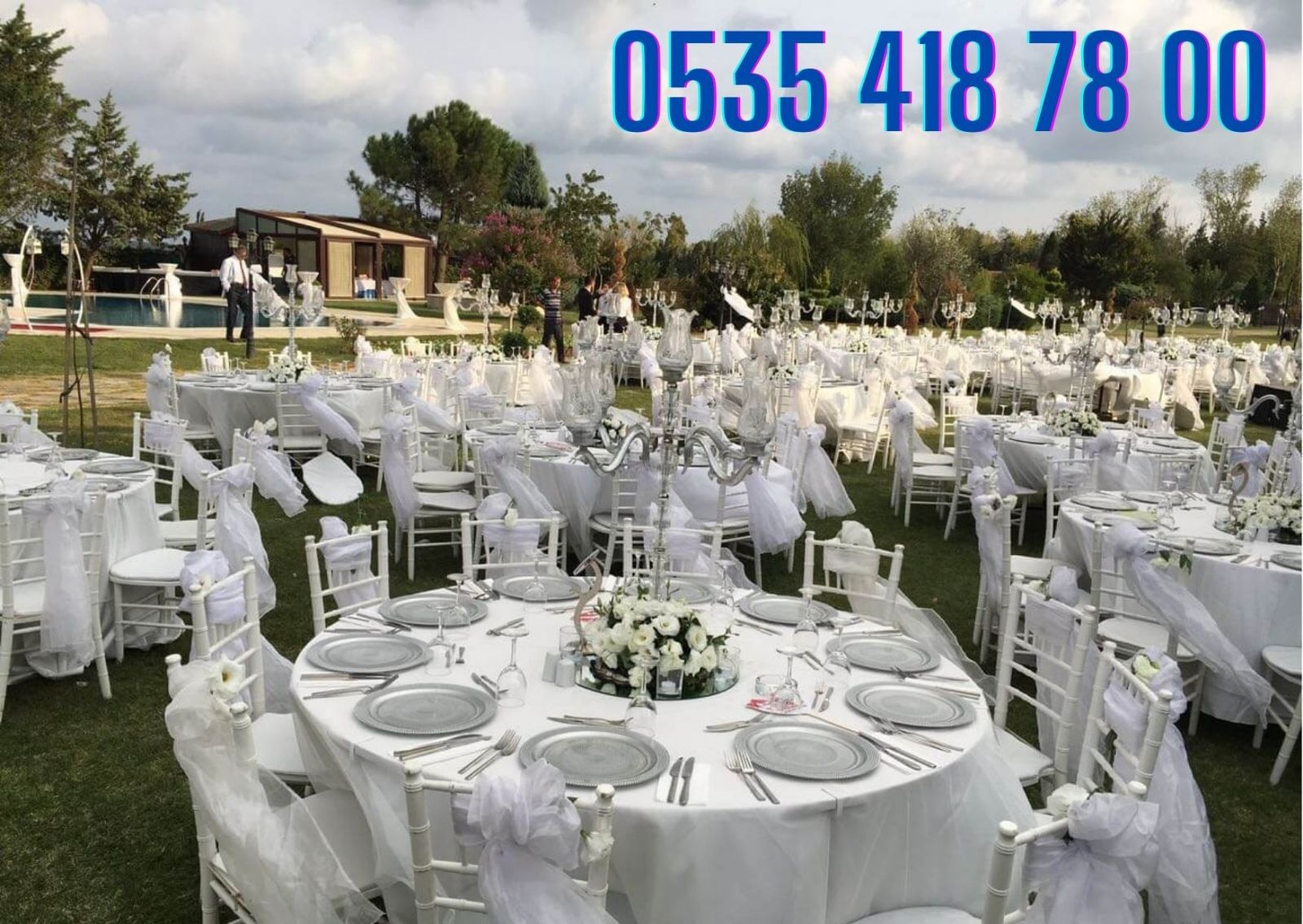 Sarıyer Tiffany Masa Sandalye Kiralama